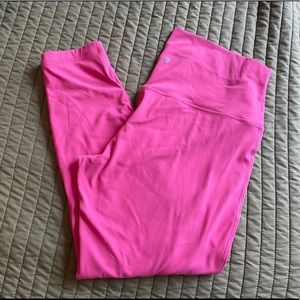 Lululemon Align pant 25” in Guava Pink Size 14